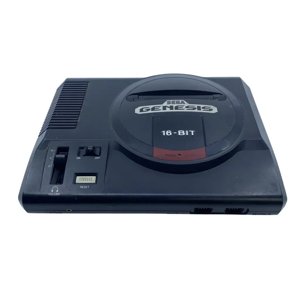 Sega Genesis Console 16 Bit Model 1601 with 6 Games & 1 Controller Tested Works